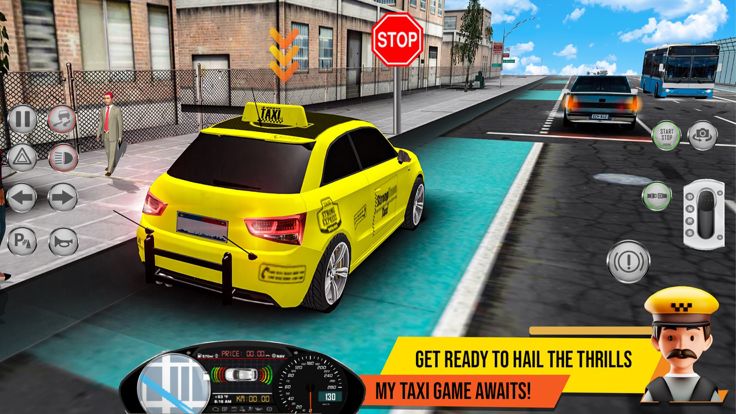 Taxi Simulator 2023: Taxi Game游戏截图