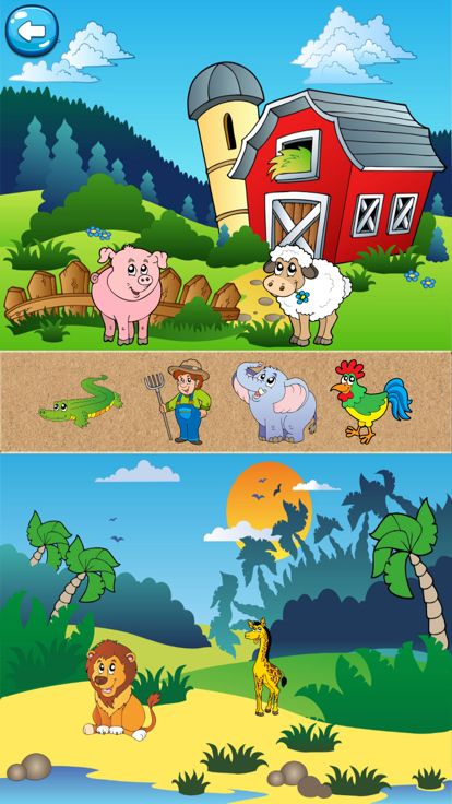 益智游戏-智力开发游戏思维训练认动物游戏截图
