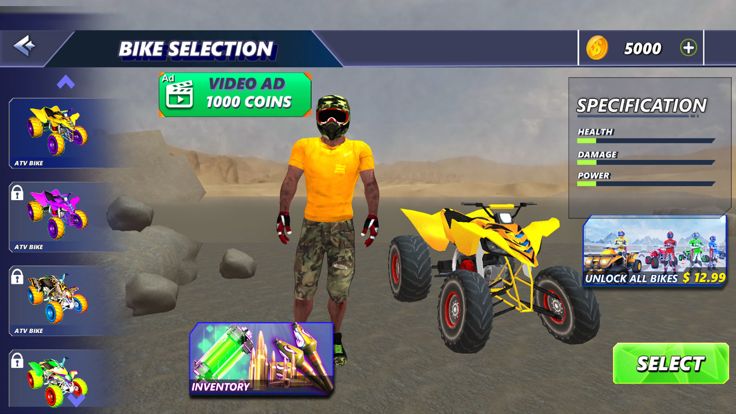 ATV Quad Bike - Mountain Derby游戏截图