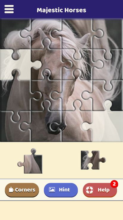 Majestic Horses Puzzle游戏截图