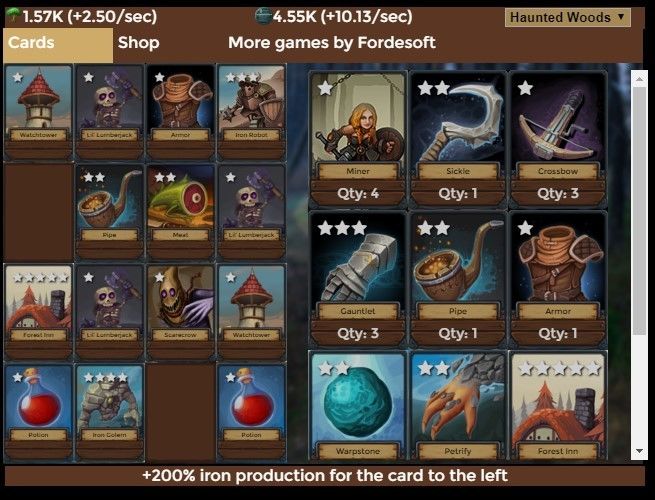 Creature Card Idle游戏截图