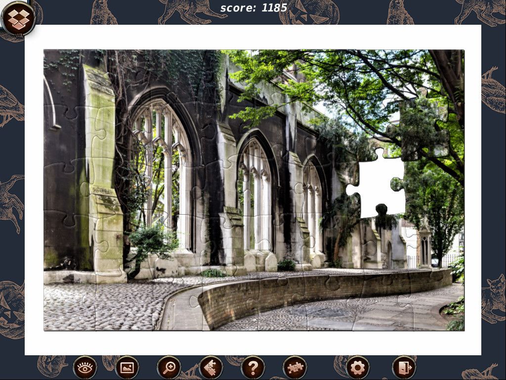 1001 Black Raven Jigsaw游戏截图