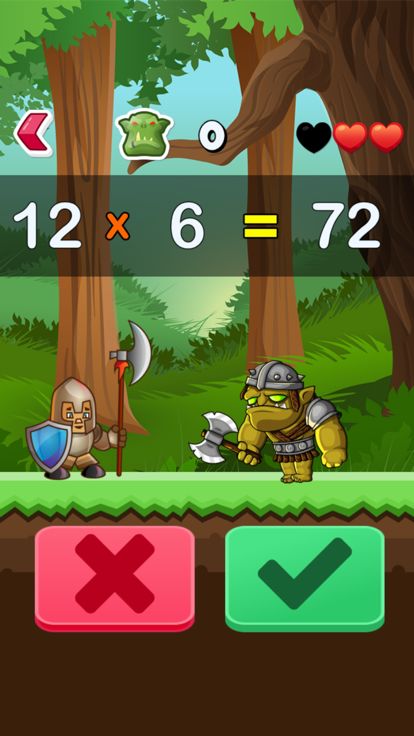 Math vs Orcs : Math Workout游戏截图