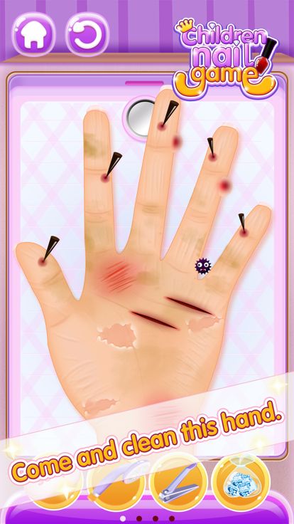 儿童美甲游戏_自己给指甲装扮游戏截图