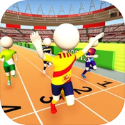 夏季田径赛事3Dicon