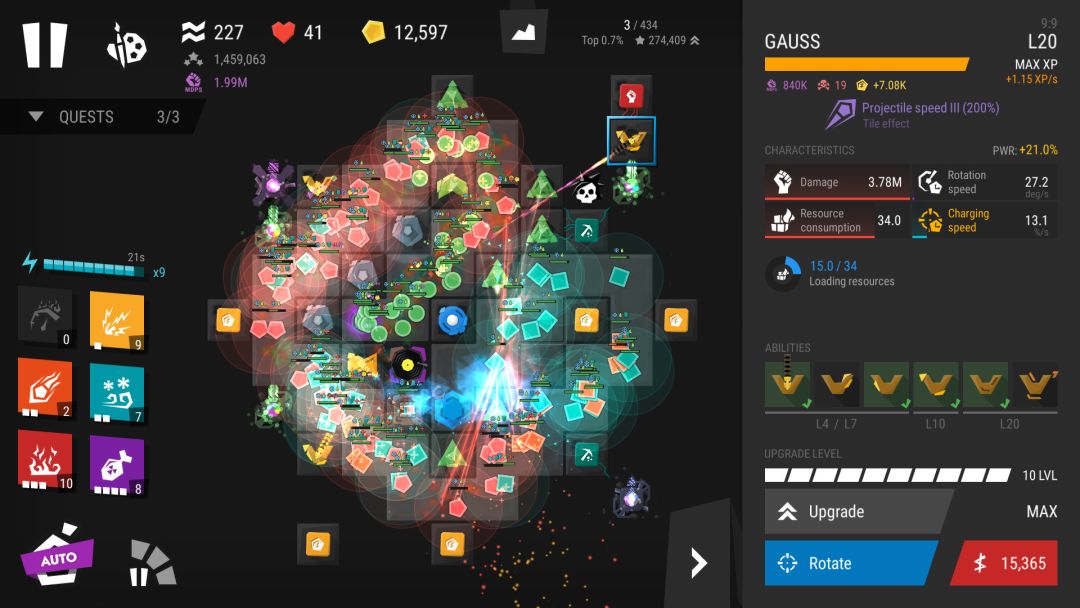 Infinitode 2 - Infinite Tower Defense游戏截图