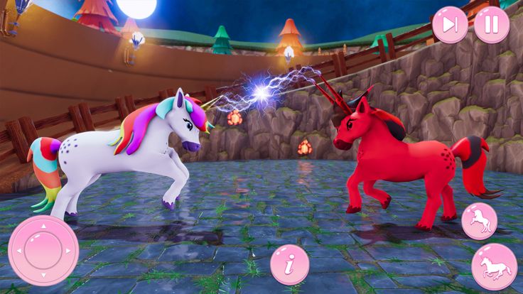 婴儿 独角兽 小马 镇 游戏游戏截图