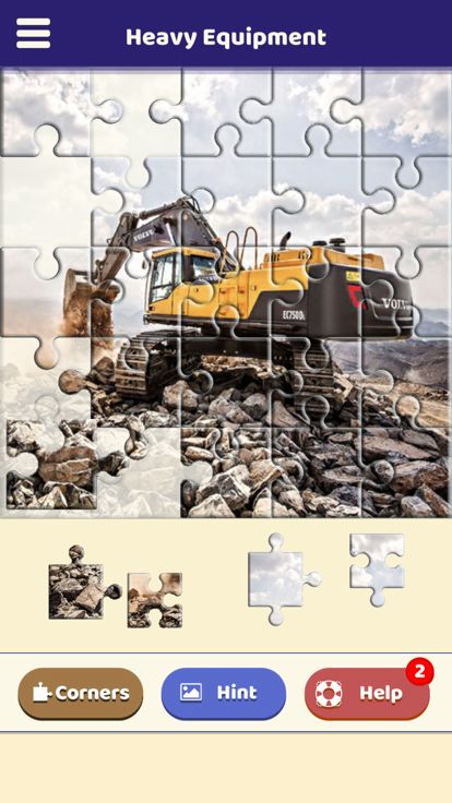 Heavy Equipment Puzzle游戏截图