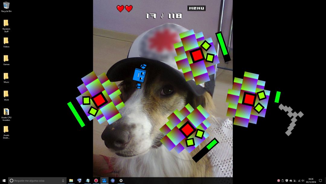 CPU Invaders游戏截图