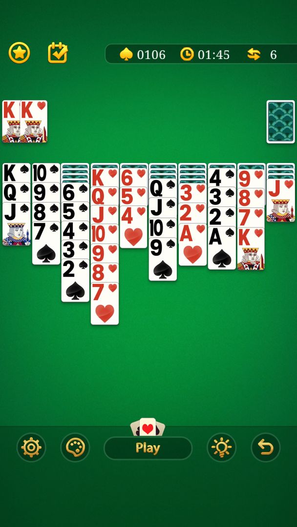 新蜘蛛纸牌游戏截图