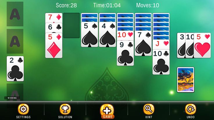 纸牌接龙游戏 - klondike游戏截图