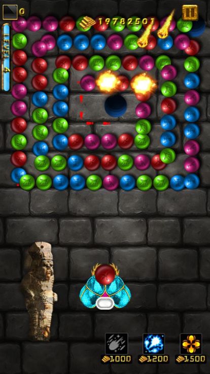 玛雅神庙 开心消除 - 经典泡泡射击单机祖玛休闲小游戏游戏截图