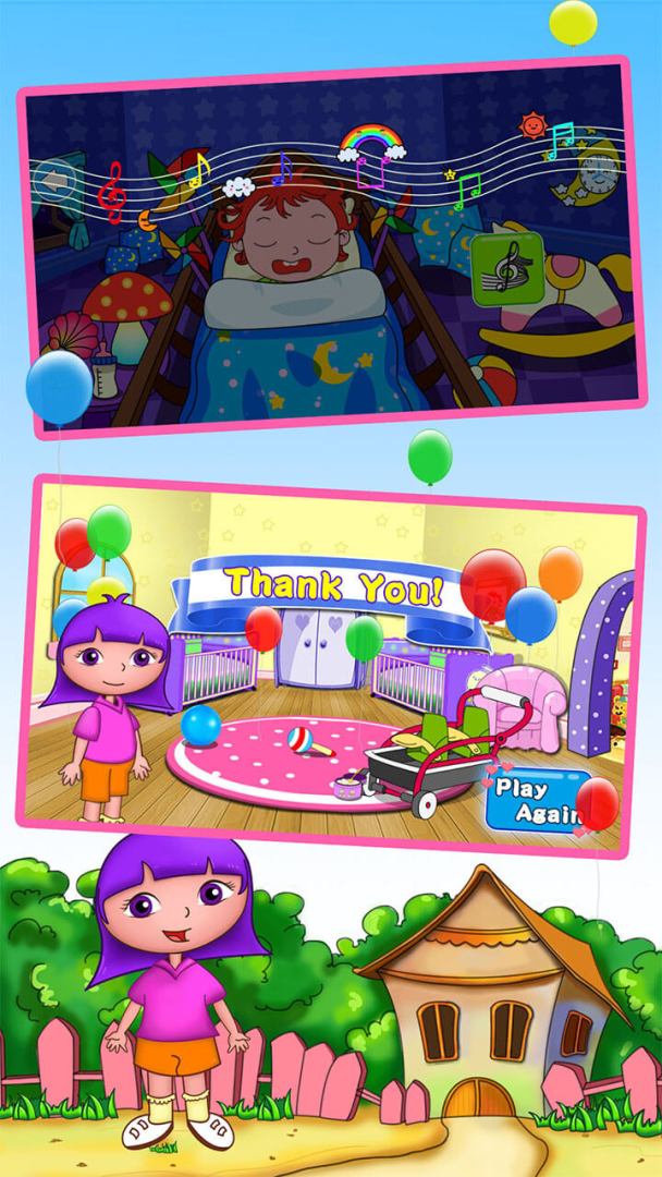 安娜照顾双生儿宝宝游戏截图