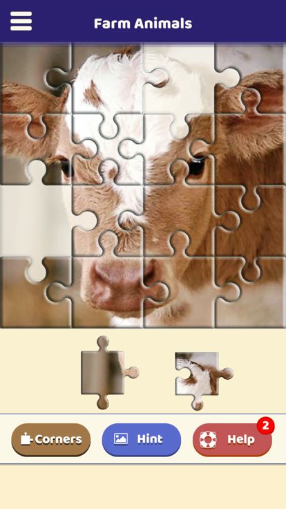 Farm Animals Jigsaw Puzzle游戏截图