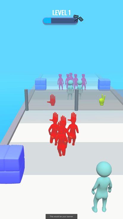 Rock Paper Scissors Runner游戏截图