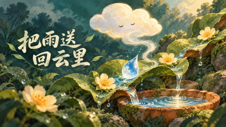 把雨送回云里 封面