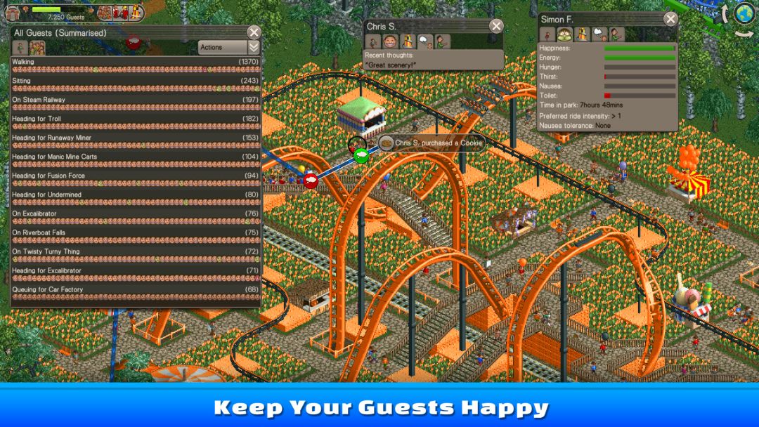 RollerCoaster Tycoon® Classic游戏截图