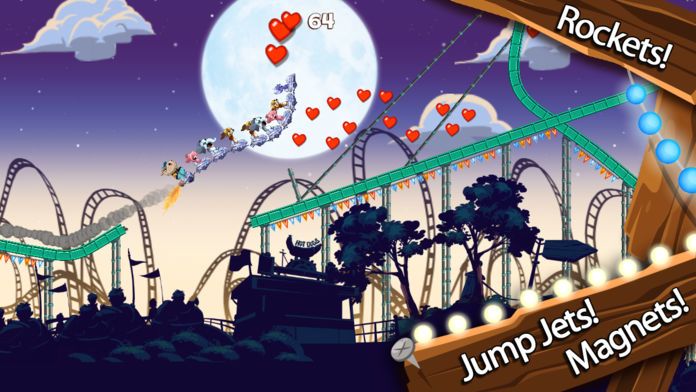 Nutty Fluffies Rollercoaster游戏截图