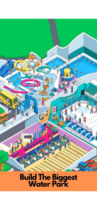 Idle Water Park Empire Tycoon游戏截图