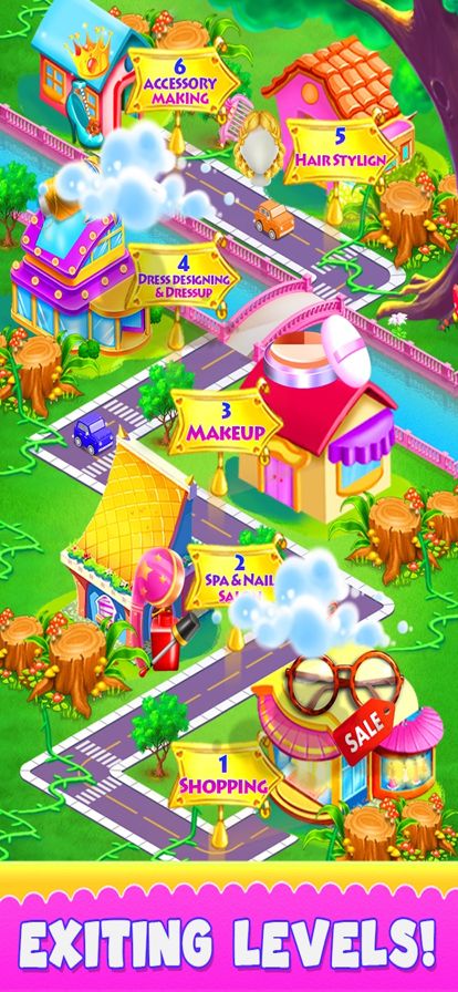 Chic Girls Shopping Mall Day游戏截图