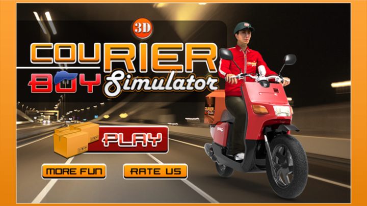3D Courier Boy Simulator - Best courier, postal service and rider simulation game游戏截图