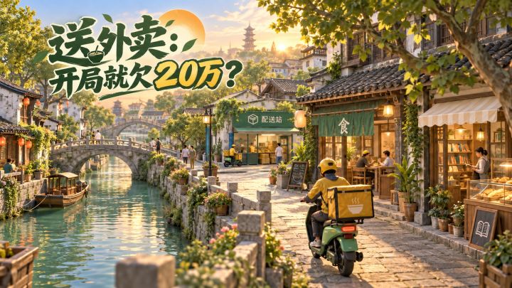 送外卖:开局就欠20万? 封面