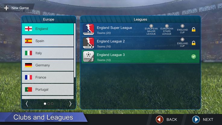 Pro League Soccer游戏截图