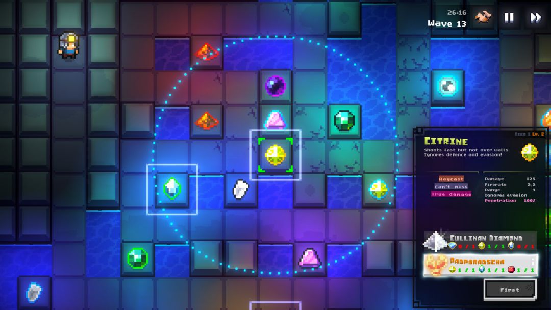Gem Miner TD游戏截图
