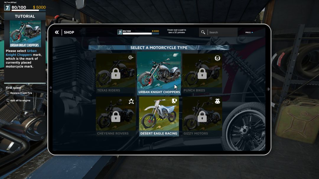 Motorcycle Mechanic Simulator 2021: Prologue游戏截图