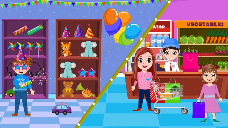 假装玩超市游戏截图