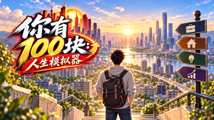 你有100块：人生模拟器 封面