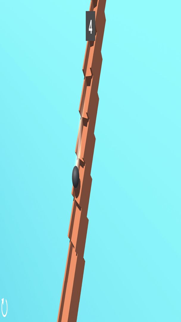 滚动小球游戏截图