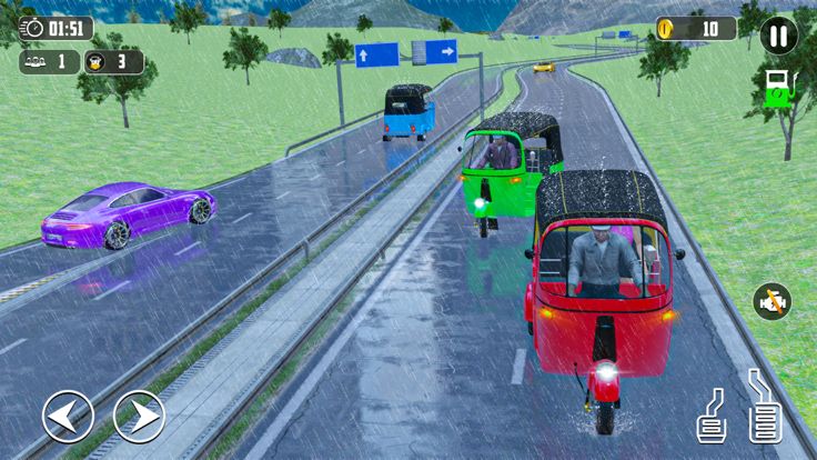 笃笃人力车出租车模拟器游戏截图