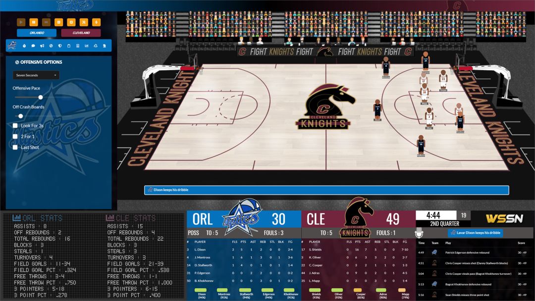 Draft Day Sports: Pro Basketball 2023游戏截图