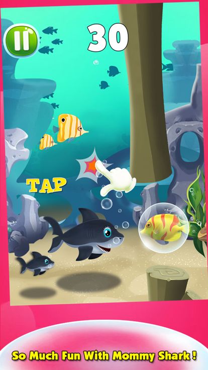 Baby & Mommy Shark Run Fun Do游戏截图