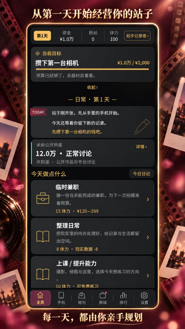 明星经营模拟器游戏截图