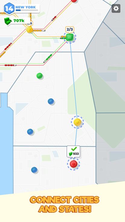 地鐵連接：列車模擬器游戏截图