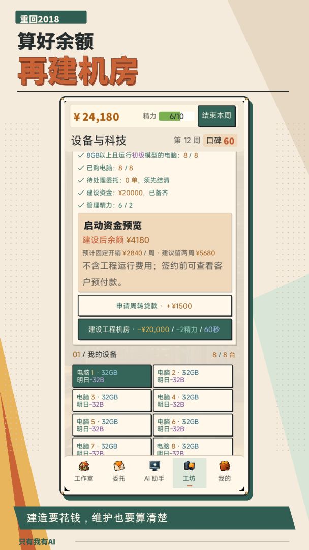重回2018:只有我有AI游戏截图