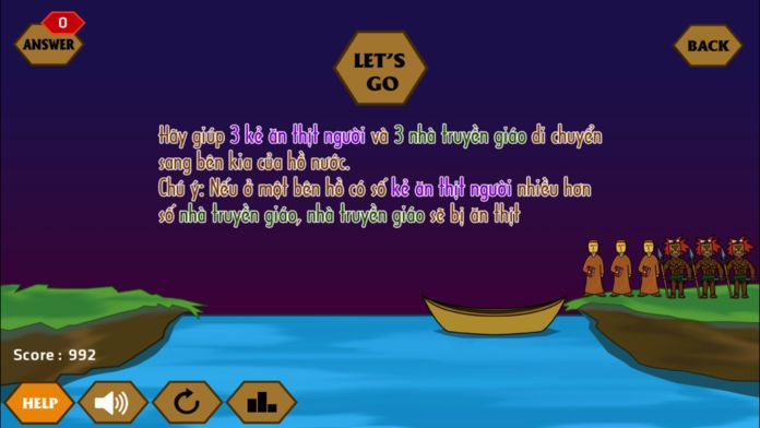 Qua Sông IQ - Hoàng Hôn游戏截图