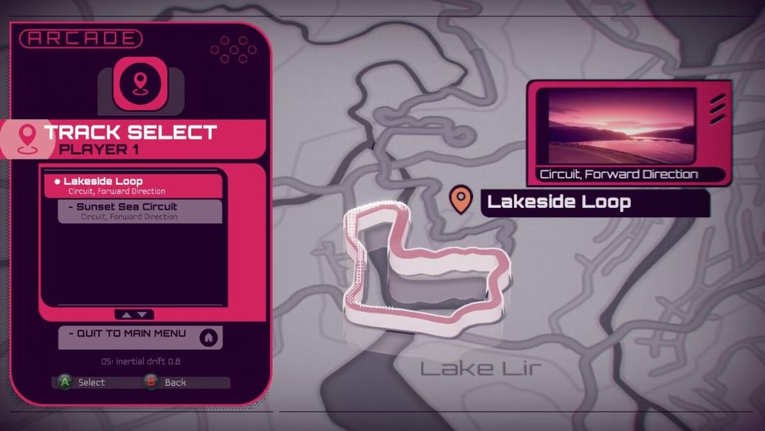 Inertial Drift: Sunset Prologue游戏截图