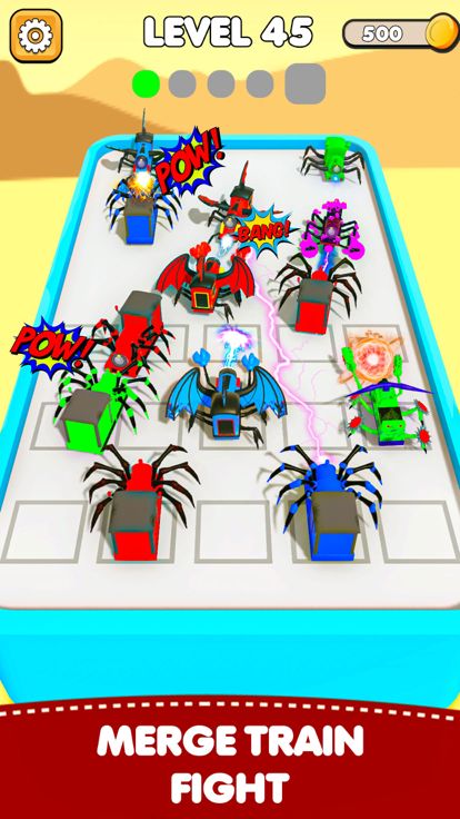 Merge Spider Train Horror Game游戏截图