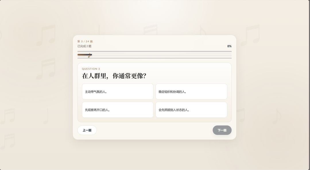 古典音乐家MBTI游戏截图