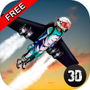 Flying Man: Skydiving Air Race 3D