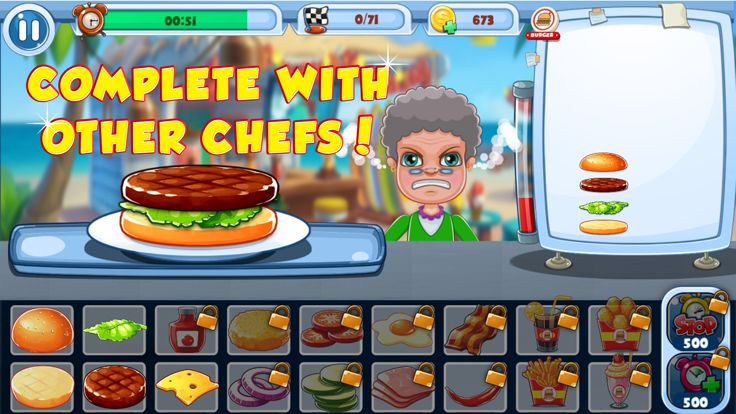 Burger Shop: Fast Food Games游戏截图