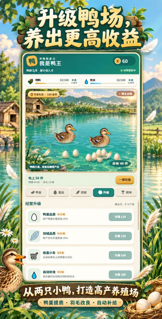 重生之我是鸭王：卖鸭到首富游戏截图
