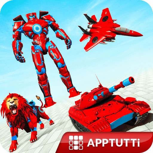 坦克机器人游戏截图