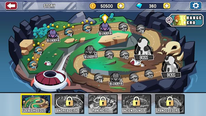 Stickman Warriors Fight游戏截图