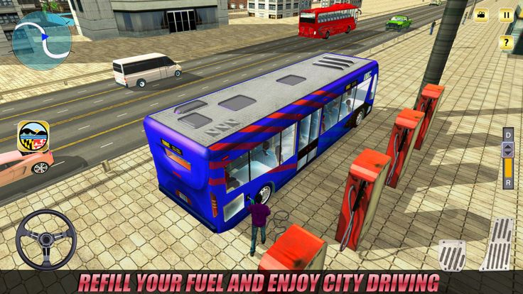 Liberty City Tourist Coach Bus游戏截图