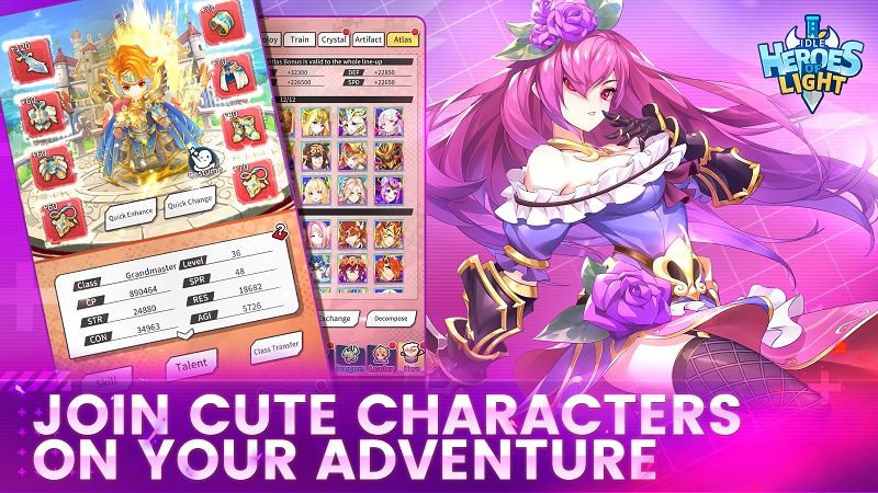 Idle Heroes of Light游戏截图