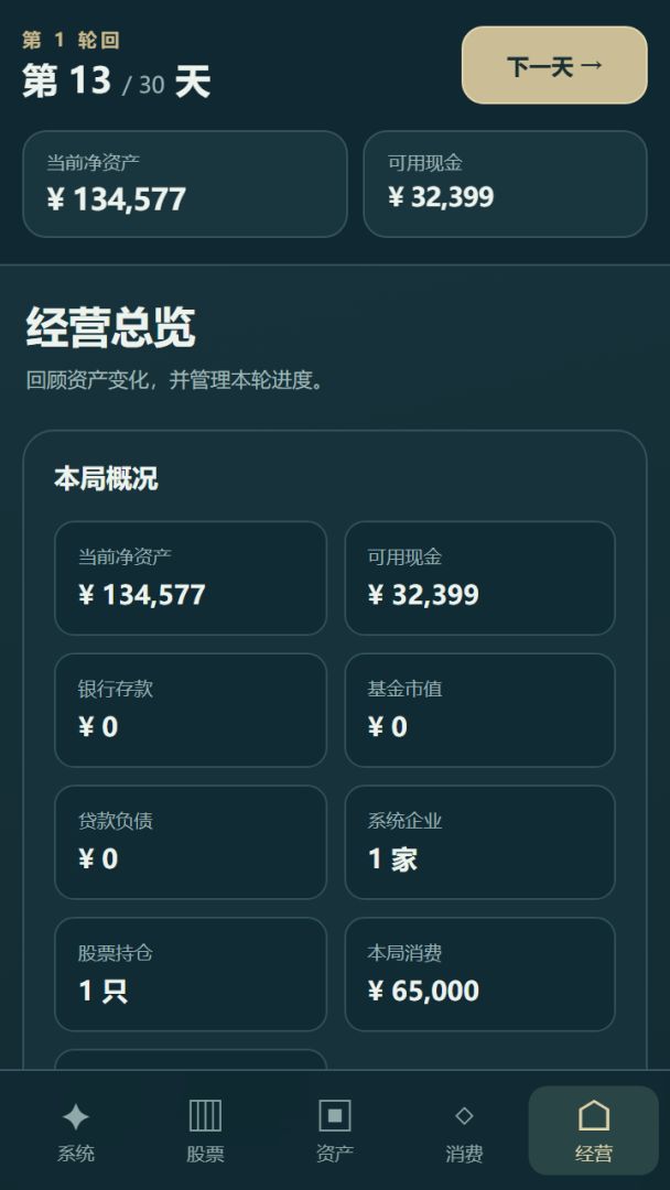 重生:命运股东游戏截图